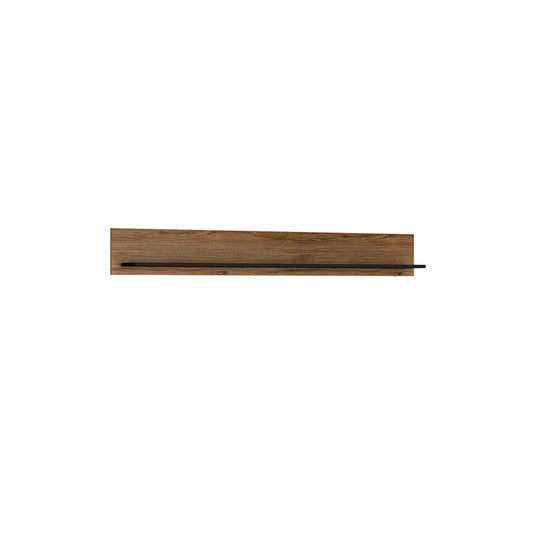 Furniture To Go, Brolo Wall shelf 167 cm in Walnut and Black.