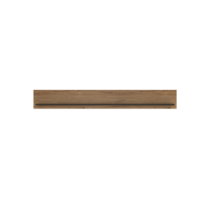 Furniture To Go, Brolo Wall shelf 167 cm in Walnut and Black.