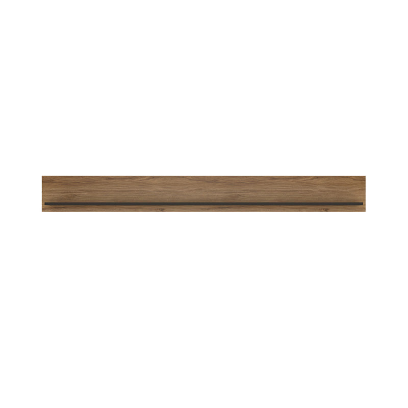 Furniture To Go, Brolo Wall shelf 197 cm in Walnut and Black.