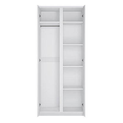 Furniture To Go, Fribo,  2 door wardrobe in White