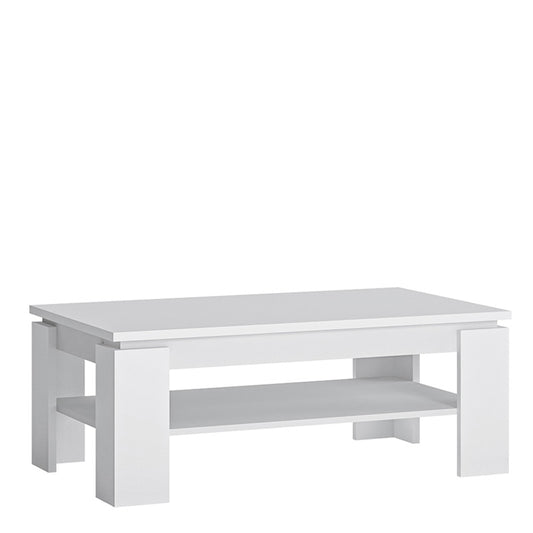 Furniture To Go, Fribo, Large coffee table in White,