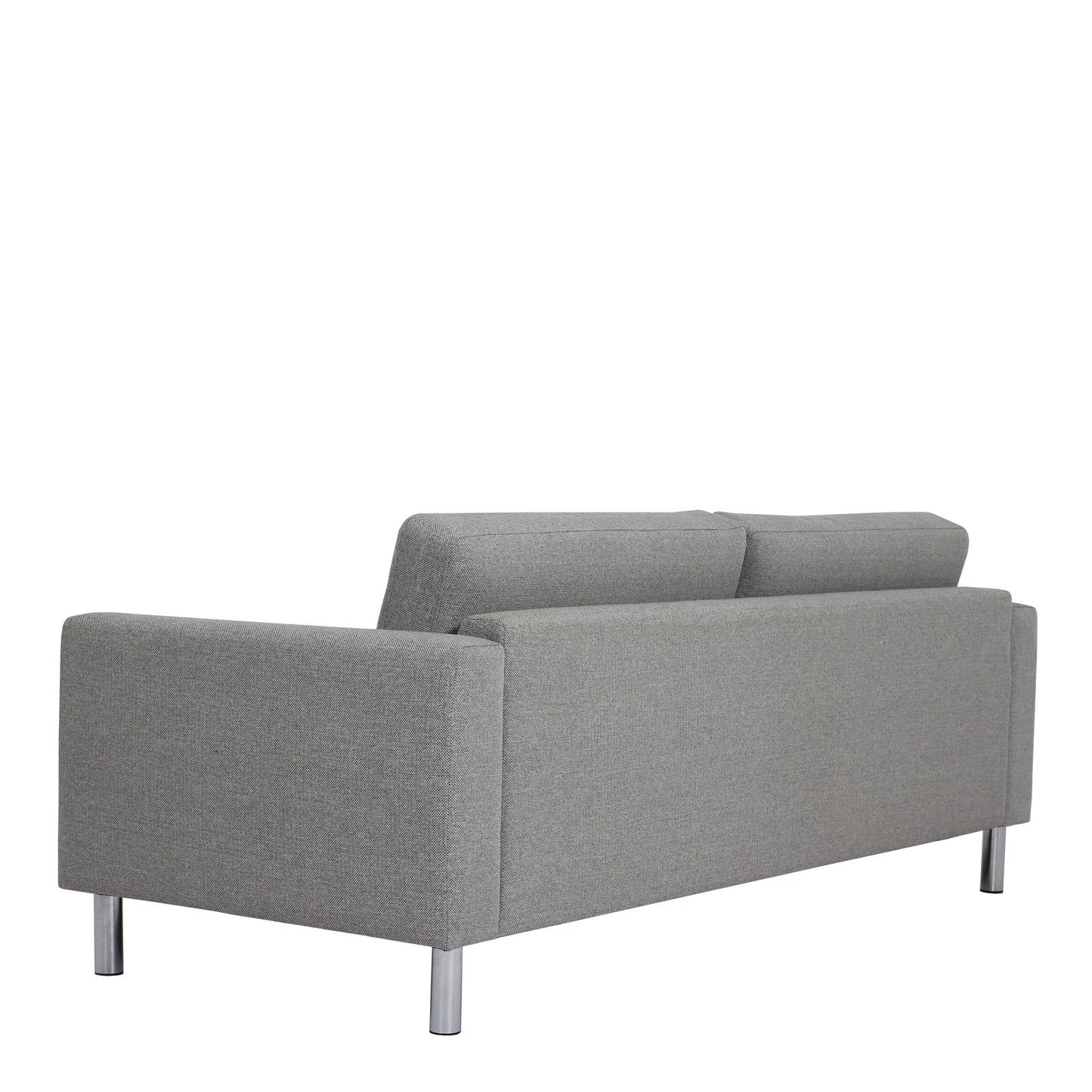 Cleveland 3 Seater Sofa Nova Light Grey Chrome Feet