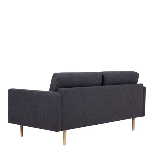 Larvik 2.5 Seater Sofa - Anthracite, Oak Legs