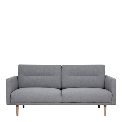 Larvik 2.5 Seater Sofa - Grey, Oak Legs