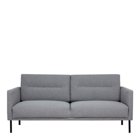 Larvik 2.5 Seater Sofa - Grey, Black Legs