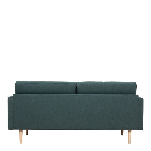 Larvik 2.5 Seater Sofa - Dark Green, Oak Legs