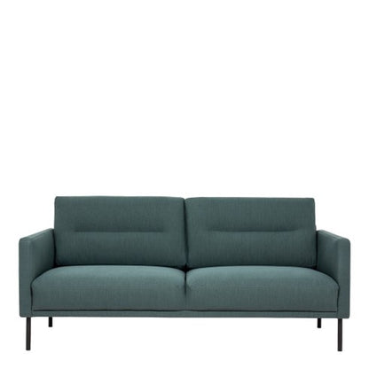 Larvik 2.5 Seater Sofa - Dark Green, Black Legs