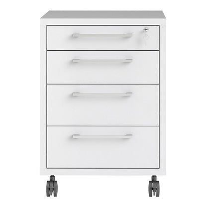 Prima Mobile cabinet in White