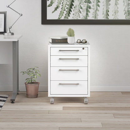 Prima Mobile cabinet in White