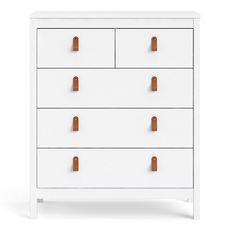 Barcelona Chest 3+2 drawers in White