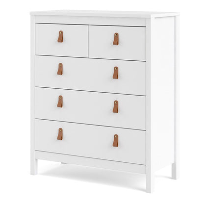 Barcelona Chest 3+2 drawers in White