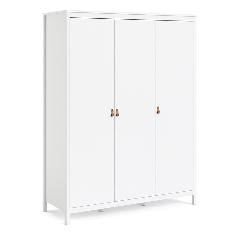 Barcelona Wardrobe with 3 doors in White