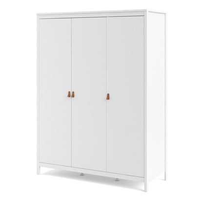 Barcelona Wardrobe with 3 doors in White