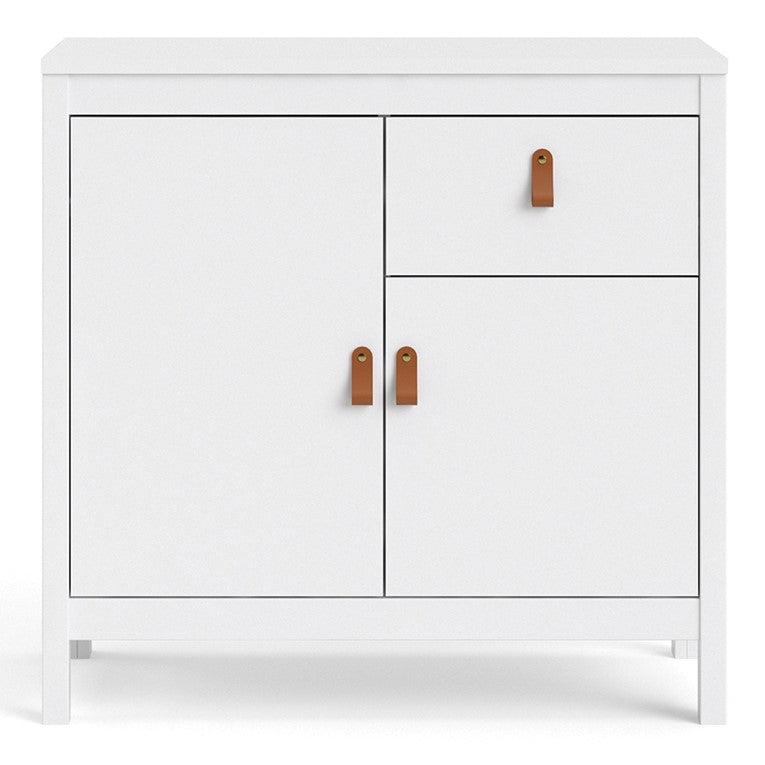 Barcelona Sideboard 2 doors + 1 drawer in White