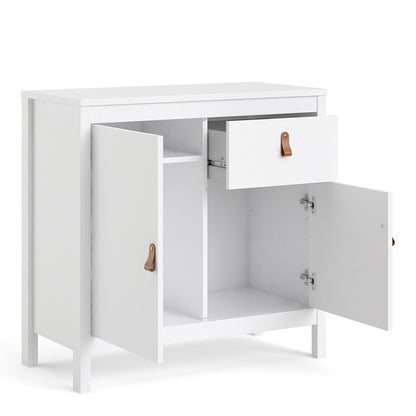 Barcelona Sideboard 2 doors + 1 drawer in White