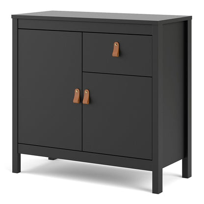 Barcelona Sideboard 2 doors + 1 drawer in Matt Black