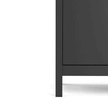 Barcelona Sideboard 2 doors + 1 drawer in Matt Black