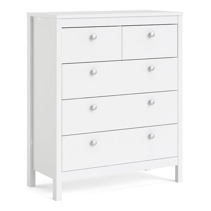 Madrid Chest 3+2 drawers in White