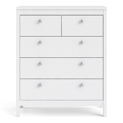 Madrid Chest 3+2 drawers in White