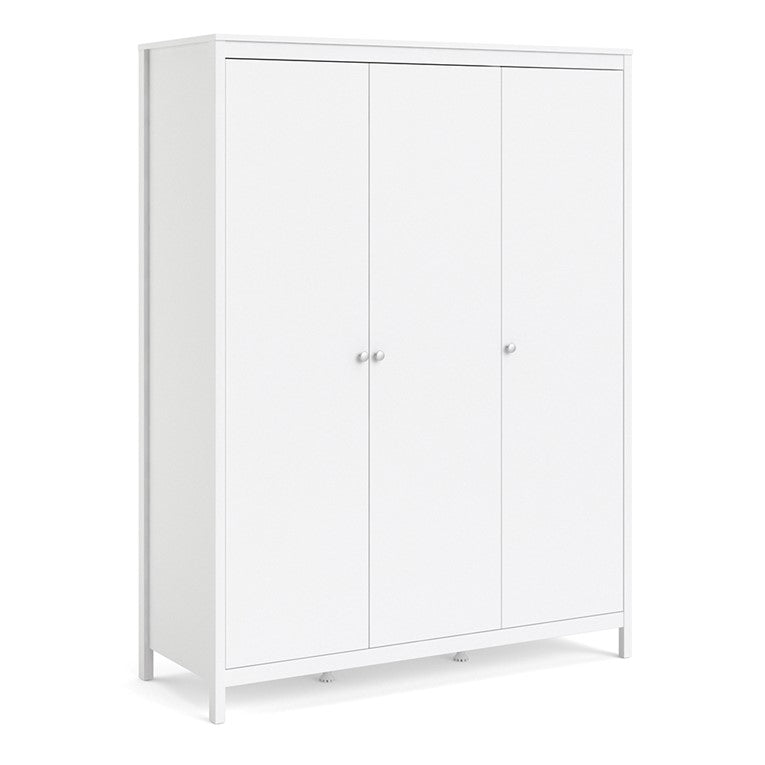 Madrid Wardrobe with 3 doors in White