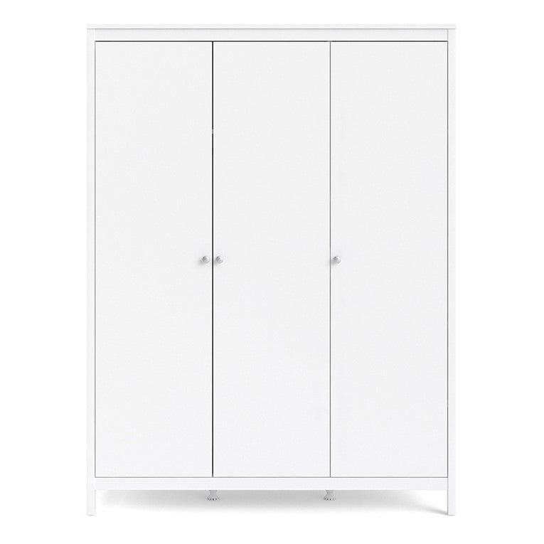 Madrid Wardrobe with 3 doors in White