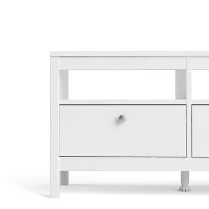 Madrid Tv-unit 3 drawers in White