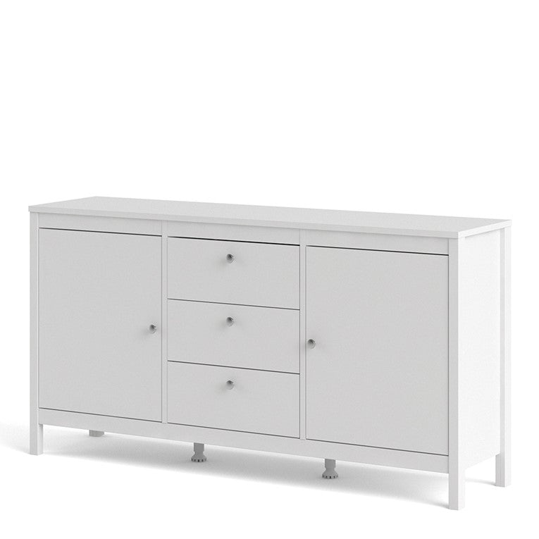 Madrid Sideboard 2 doors + 3 drawers in White