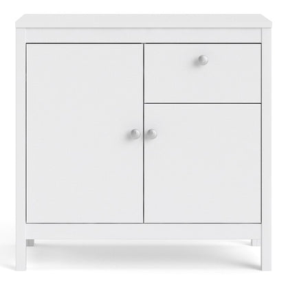 Madrid Sideboard 2 doors + 1 drawer in White