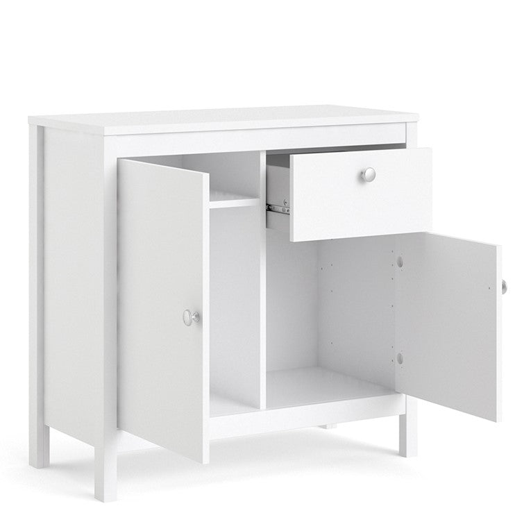 Madrid Sideboard 2 doors + 1 drawer in White