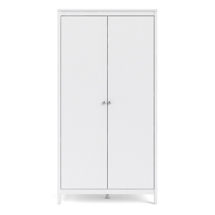 Madrid Wardrobe with 2 doors in White