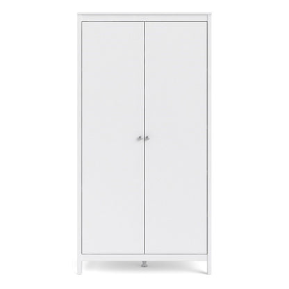 Madrid Wardrobe with 2 doors in White