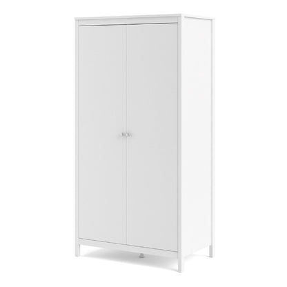 Madrid Wardrobe with 2 doors in White