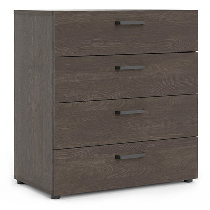 Furniture To Go, Dallas, chest 4 drawers Rovere Gessato Dark Oak