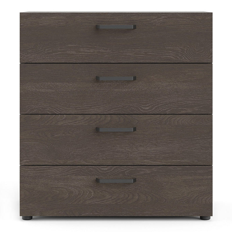 Furniture To Go, Dallas, chest 4 drawers Rovere Gessato Dark Oak