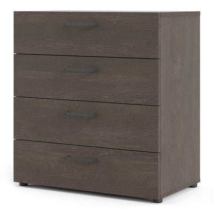 Furniture To Go, Dallas, chest 4 drawers Rovere Gessato Dark Oak