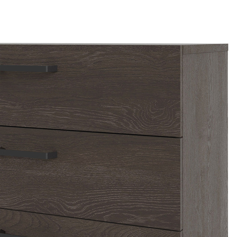 Furniture To Go, Dallas, chest 4 drawers Rovere Gessato Dark Oak