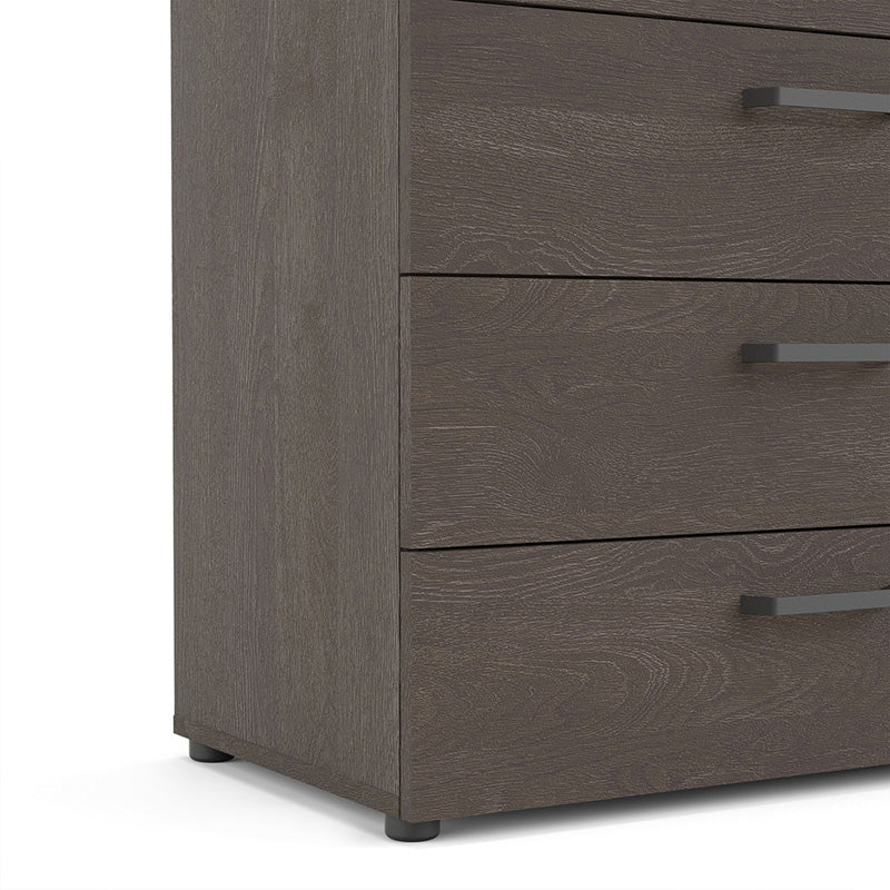 Furniture To Go, Dallas, chest 4 drawers Rovere Gessato Dark Oak