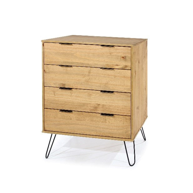 AG514 Augusta Pine 4 drawer chest of drawers