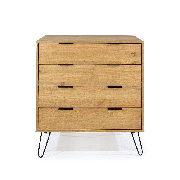 AG514 Augusta Pine 4 drawer chest of drawers