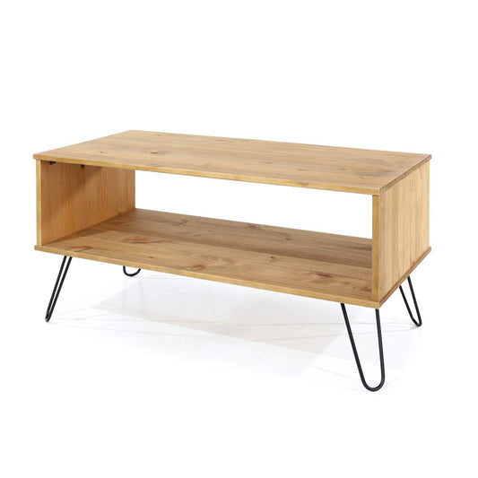 AG902 Augusta Pine open coffee table