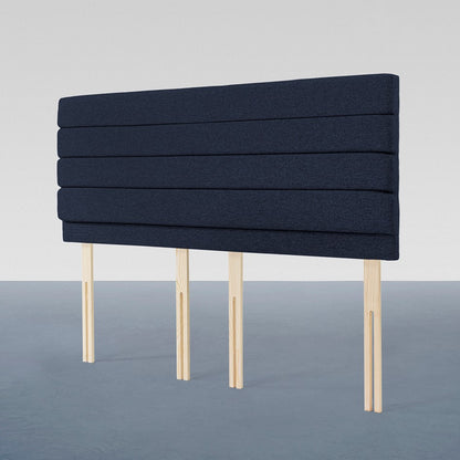 Airsprung Chelwood Wool Look, Marine Sapphire Steel Headboard, Various Widths