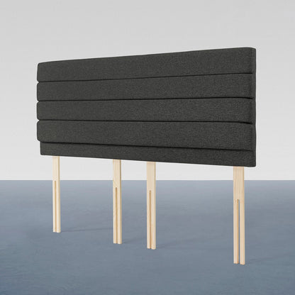 Airsprung Chelwood Wool Look, Marine Sapphire Steel Headboard, Various Widths