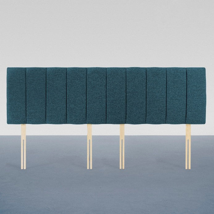 Airsprung Corston Wool Look, Marine, Sapphire and Steel Headboard Various Widths