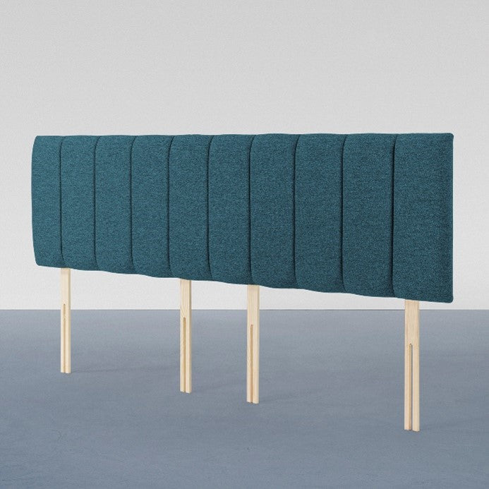 Airsprung Corston Wool Look, Marine, Sapphire and Steel Headboard Various Widths