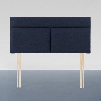 Airsprung Harptree Wool Look Marine Sapphire and Steel Headboard, Various Widths