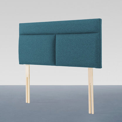 Airsprung Harptree Wool Look Marine Sapphire and Steel Headboard, Various Widths