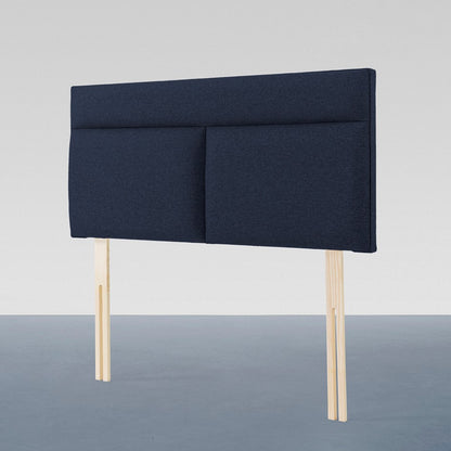 Airsprung Harptree Wool Look Marine Sapphire and Steel Headboard, Various Widths