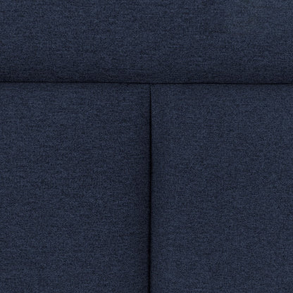 Airsprung Harptree Wool Look Marine Sapphire and Steel Headboard, Various Widths